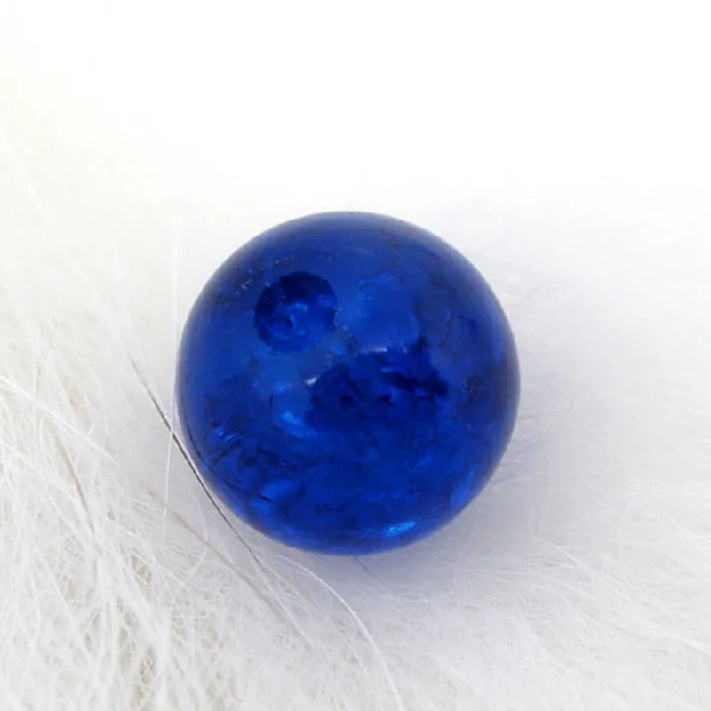 DoreenBeads круглые стеклянные бусины глубокий синий цвет модные DIY ювелирные изделия