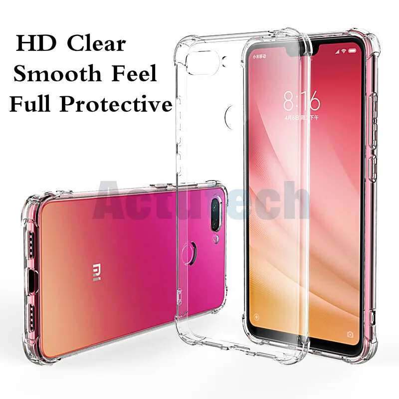 Clear Silicon Case For Xiaomi Mi 8 max2 max3 mix2S 6X 5X A2 play Redmi 6 6A 5plus Note pro 5A 4X Phone case TPU Cover |
