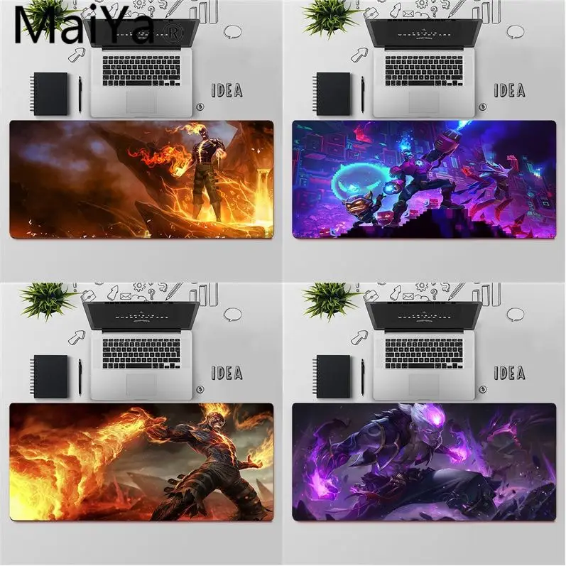 

Maiya Top Quality League of Legends Brand MousePads Computer Laptop Anime Mouse Mat Free Shipping Large Mouse Pad Keyboards Mat