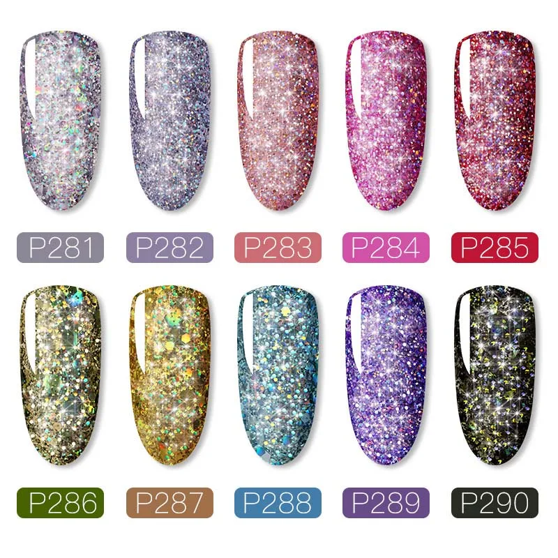 Блестящий бриллиантовый гель с блестками 5 мл | Красота и здоровье