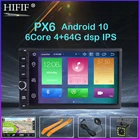 Автомагнитола DSP 2 Din Android 10,0 для NissanXtrailTiidaHyundaiKIA универсальный автомобильный мультимедийный видеоплеер GPS USB DVR ОЗУ 2 Гб