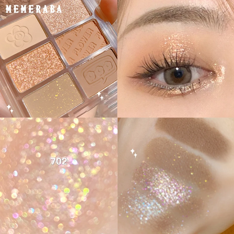 

Матовые перламутровые земляные тени для век 6 цветов Палитра блестящие тени для век стойкие водостойкие пигменты для век 2021 корейский макия...