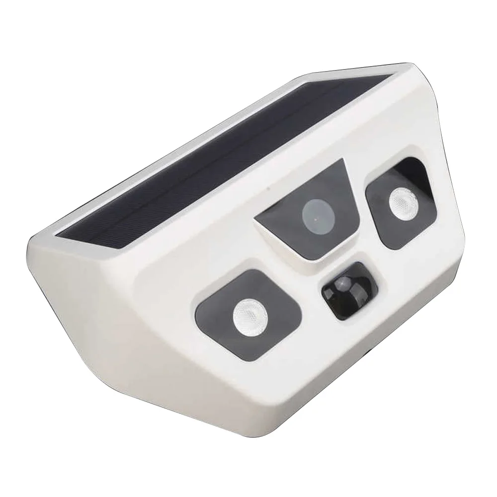 

Solar Monitoring LED Garden Light Night Vision Flash Camera Waterproof Wide Angle Motion Sensor Flashlight for Front Door Yard