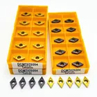 DCMT070204 VP15TF DCMT070204 UE6020 внутренняя фотопластина Инструменты ЧПУ DCMT 070204 токарные инструменты токарная пластина