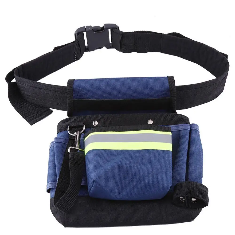 Многофункциональная сумка для инструментов электрика поясные карманы удобный