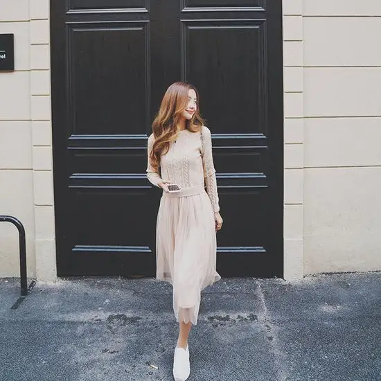 2020 элегантное платье с длинным рукавом рождественское для женщин Осеннее