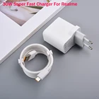 Зарядное устройство для Realme X50 Pro, 30 Вт, 5 В, 6 А, кабель Type-C 100 см