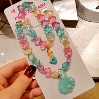 childrens mermaid princess sweater chain necklace bracelet set june 1 christmas birthday gift set