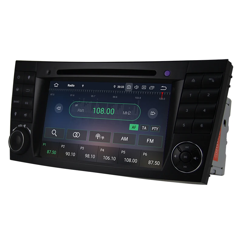 Автомобильный DVD плеер DSP IPS 4G + 64G Android 10 0 din для Mercedes Benz E class W211 E200 E220 E300 E350 E240 E270 E280 CLS