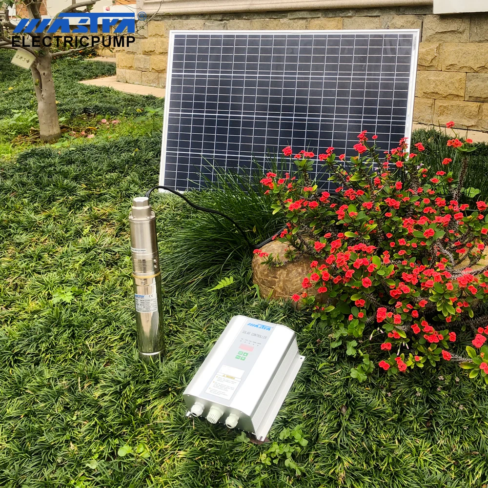 

Mastra 4 Inch 400W 48V DC Deep Well Submersible Farm Electric Water Solar Pump From China Manufacturer