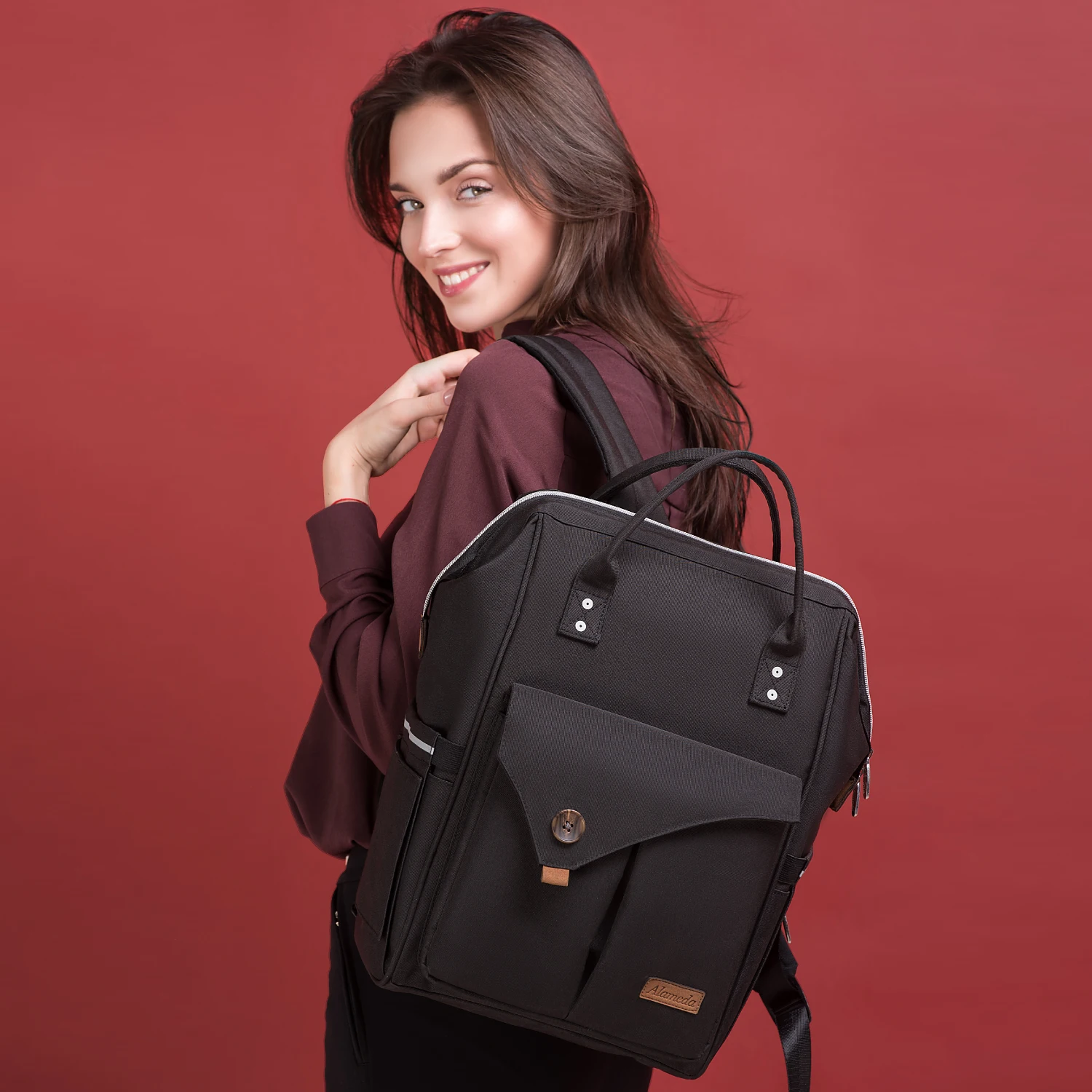 

Alameda Diaper Bag Backpack Large Maternity Mummy Bag Organizer Baby Nappy Bag for Stroller Baby Care Outdoors