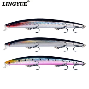 LINGYUE Новое поступление, искусственная рыболовная приманка, 18 см, 24 г, жесткая наживка, искусственная приманка, 3 крючка, воблер, кренкбейт, рыболовная снасть