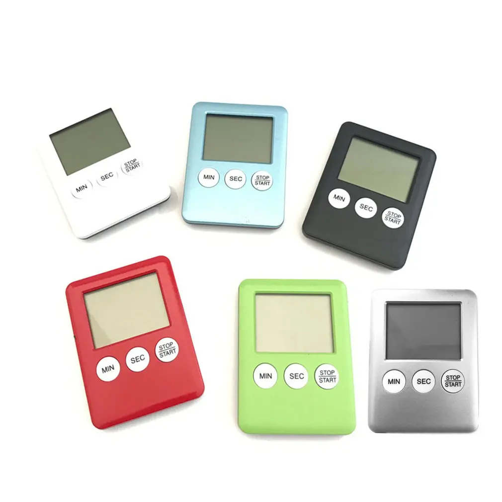 

Electronic LED Digital Kitchen Electronic Timer Countdown Medicine Reminder Kitchen Timer Multi-functional Countdown Alarm Timer