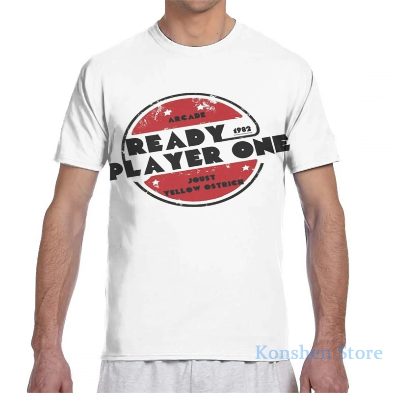 Футболка Мужская/женская с коротким рукавом и логотипом Ready Player One | Мужская