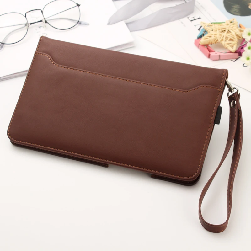 Dark Brown Чехол-держатель для huawei MediaPad M3 Lite 10 10,1 BAH-W09 BAH-AL00, чехлы из искусственной кожи для huawei M3 Lite 10 - Цвет: Dark Brown