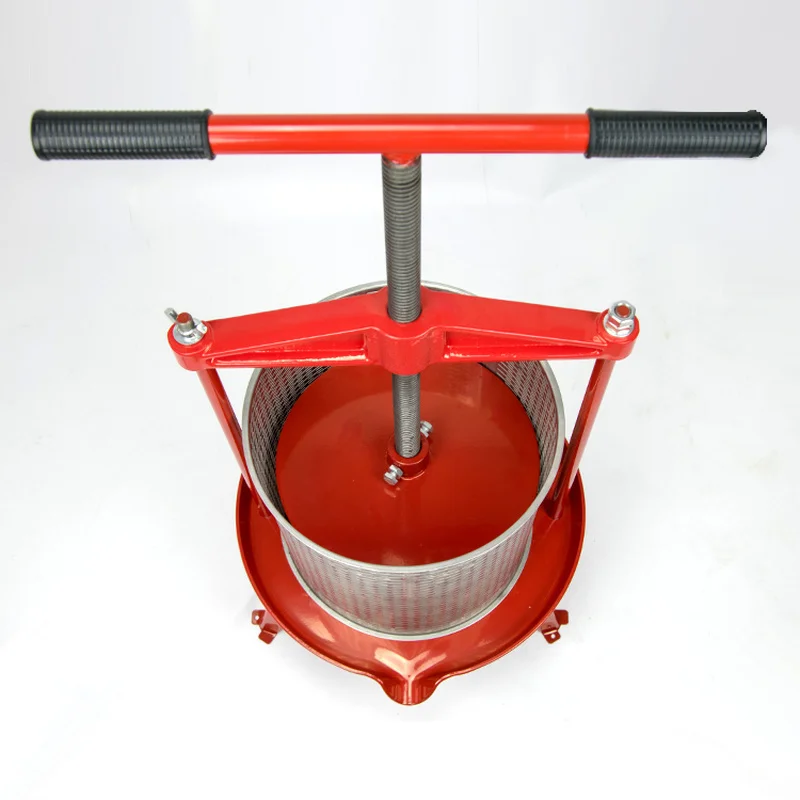 FPS 14L 304 Нержавеющая сталь с Т образной рукояткой для винограда Пресс большой