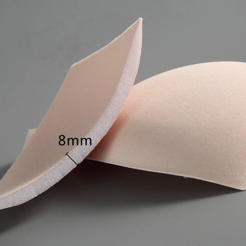 

2 Pcs 1pair Bra Sponge Pad Push Up Enhancer Padding Bikini Insert Chest Cup Women Bra Pads for Swimsuit Intimates Accessories