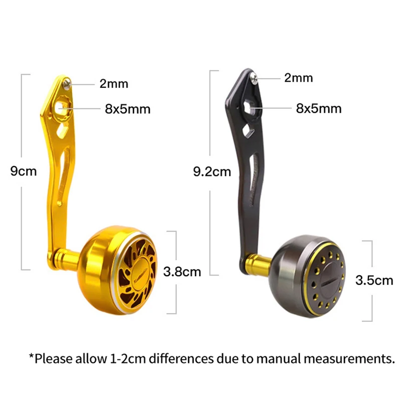 

Top Quality Metal Fishing Reel Handle Aluminum Alloy Strong Durable Fish Reel Handle For Spinning Baitcasting Reel Accessories