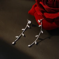 huami elegant and exquisite leaves earrings womens earrings 2020 new classic jewelry luxury party girl unusual earrings