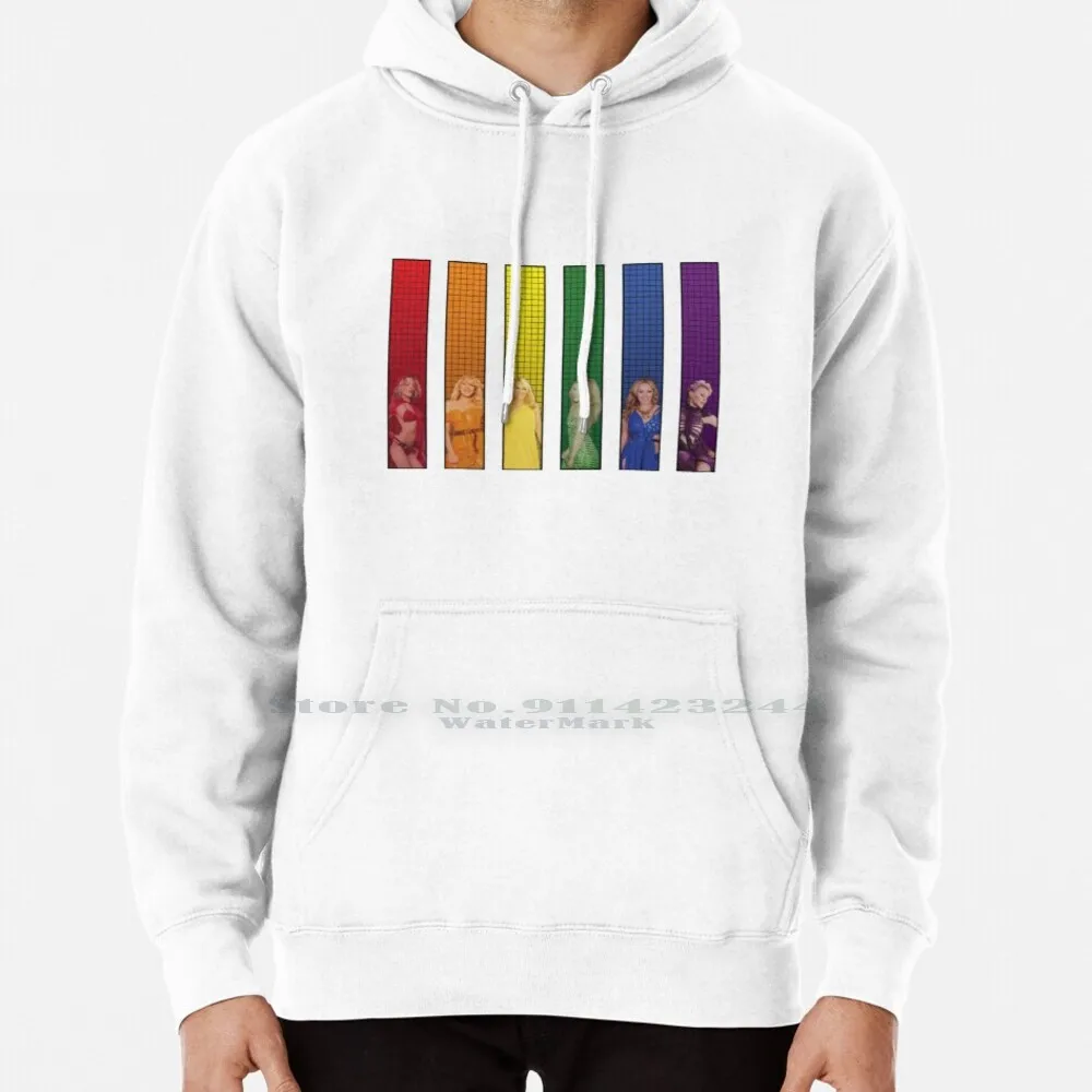 

Толстовка с капюшоном Kylie Pride 6xl, хлопковый свитер для геев, радуга, цвета: красный, желтый, оранжевый, зеленый, синий, фиолетовый, модная