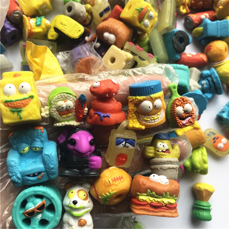 

Random 20/30/50Pcs/lot Garbage The Grossery Gang Cartoon Anime Action Model Figures Toys For Kids XMAS Gift