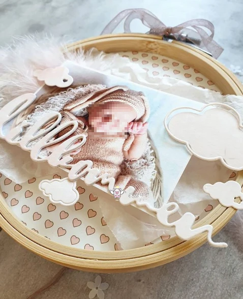 Металлические Вырубные штампы форма для вырезания новые буквы украшения