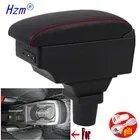 Подлокотник для dacia duster, подлокотник для Renault dacia duster 2, консоль для хранения, подлокотник с USB светодиодом 2018 2019 2020 2021