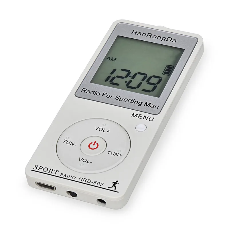 Уличный Портативный радиоприемник FM/AM радиочастотный диапазон с ЖК-дисплеем и