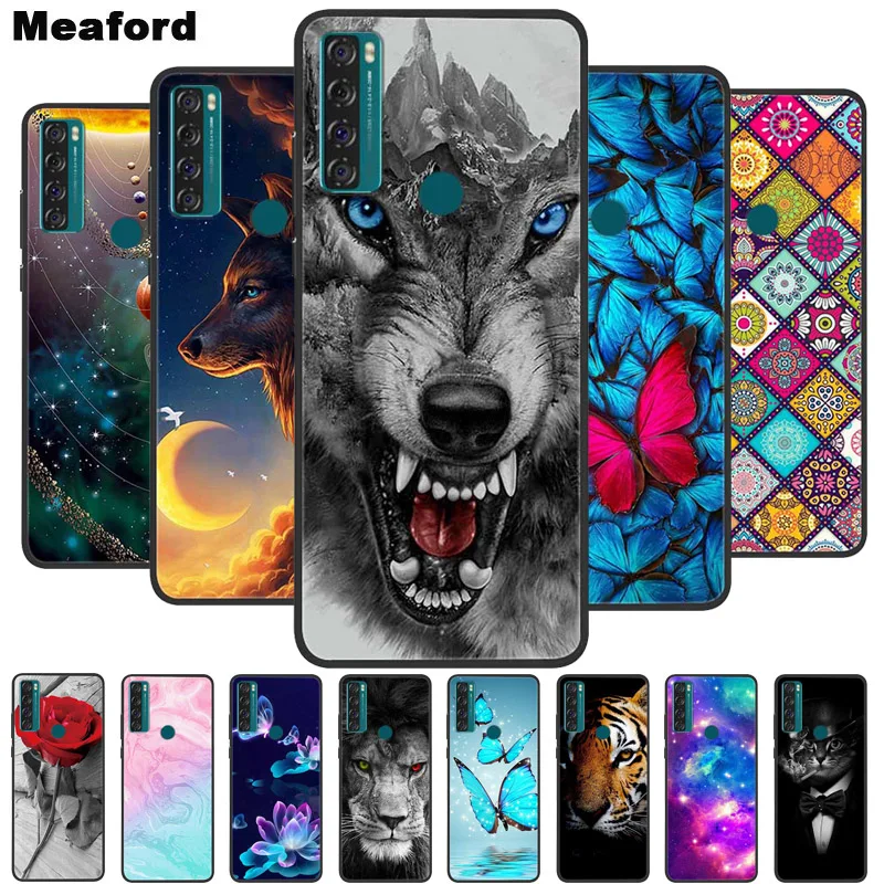 Чехол для TCL 20 SE силиконовый чехол телефона 20SE / 20B 6159K/205 мягкий s бампер R