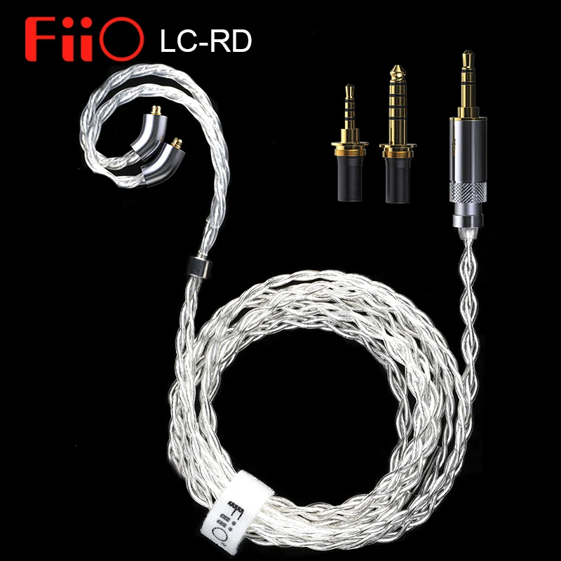 

FiiO LC-RD High-Purity Pure Silver Swappable Plug Upgrade Earphone Cable with 3.5MM 2.5 MM 4.4mm PLUG for FD5 FH9 FH7S FA7S etc.