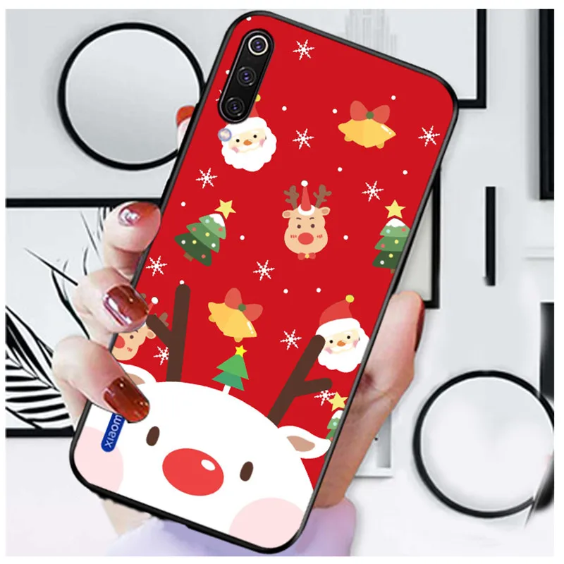 7 Счастливого Рождества чехол для Xiaomi mi 9 lite 6 5 5S plus чехол для mi x 2 2s note 3 a2 a3 силиконовый мягкий ТПУ чехол s - Цвет: 7