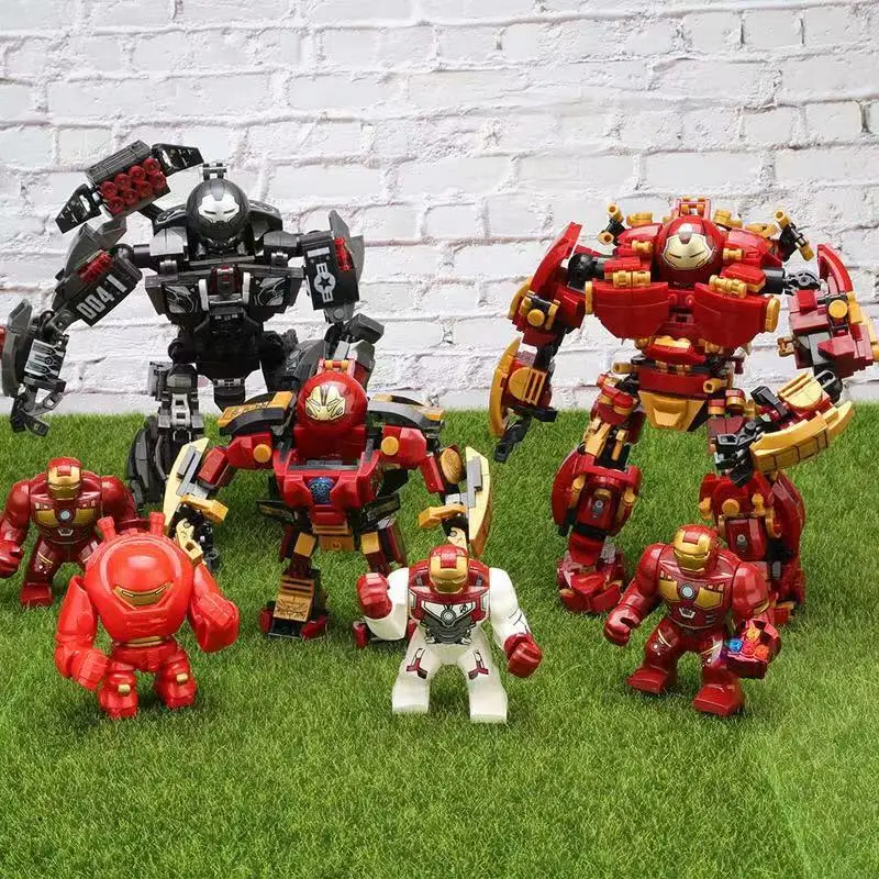 Мести герой серии персонажей Марвел Мстители мех Собранный строительный блок