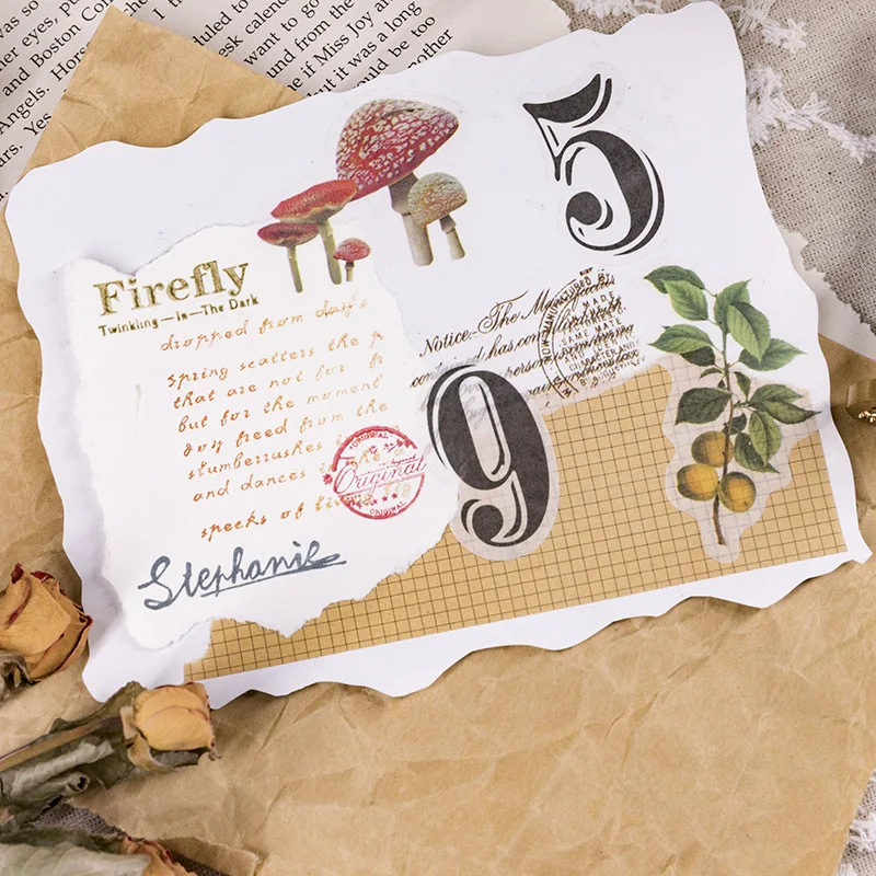 7 см * 5 м крафт бумага поперечный основы линия серия Декоративный скотч с принтом