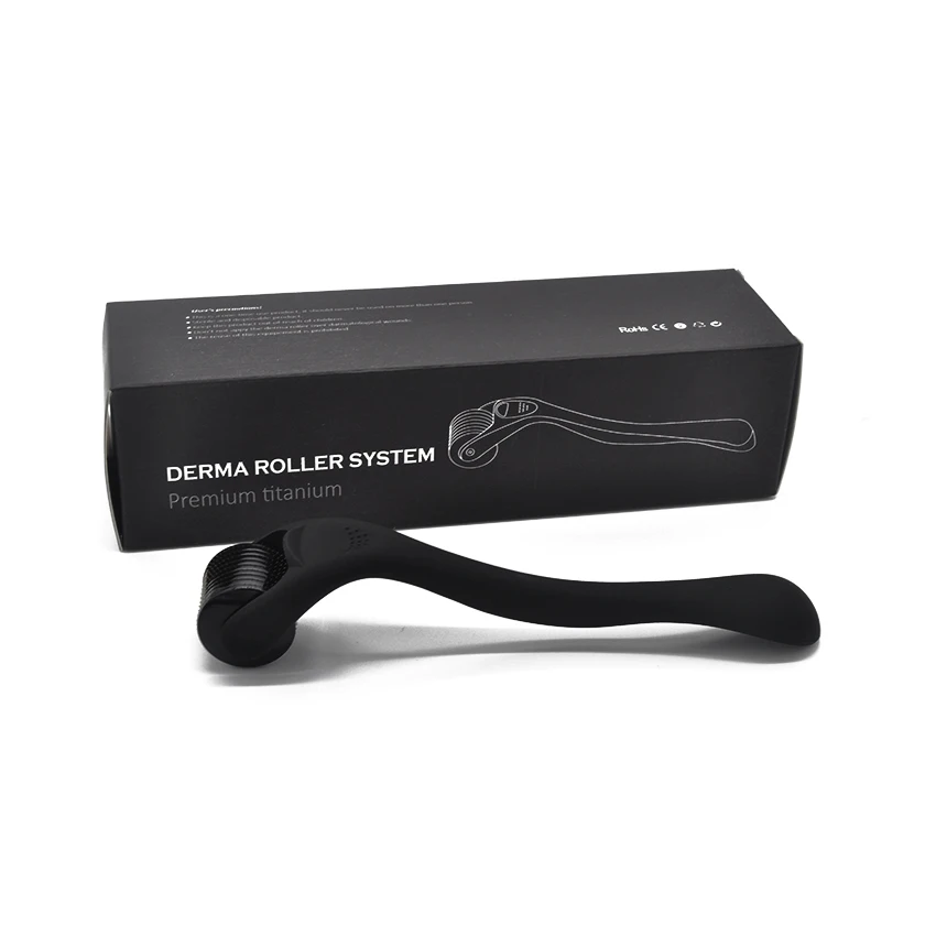 

Fashion Black Matte 540 Derma Roller Acne Wrinkle Skin Care Microneedling Roller