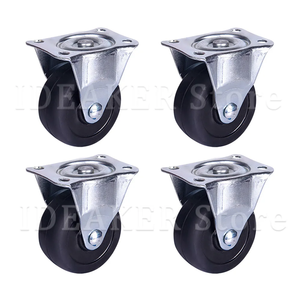 Сменные колесики для стула сверхпрочные резиновая Поворотная верхняя пластина