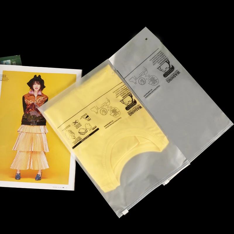 Матовая матовая застежка-молния с моющейся этикеткой закрытым клапаном