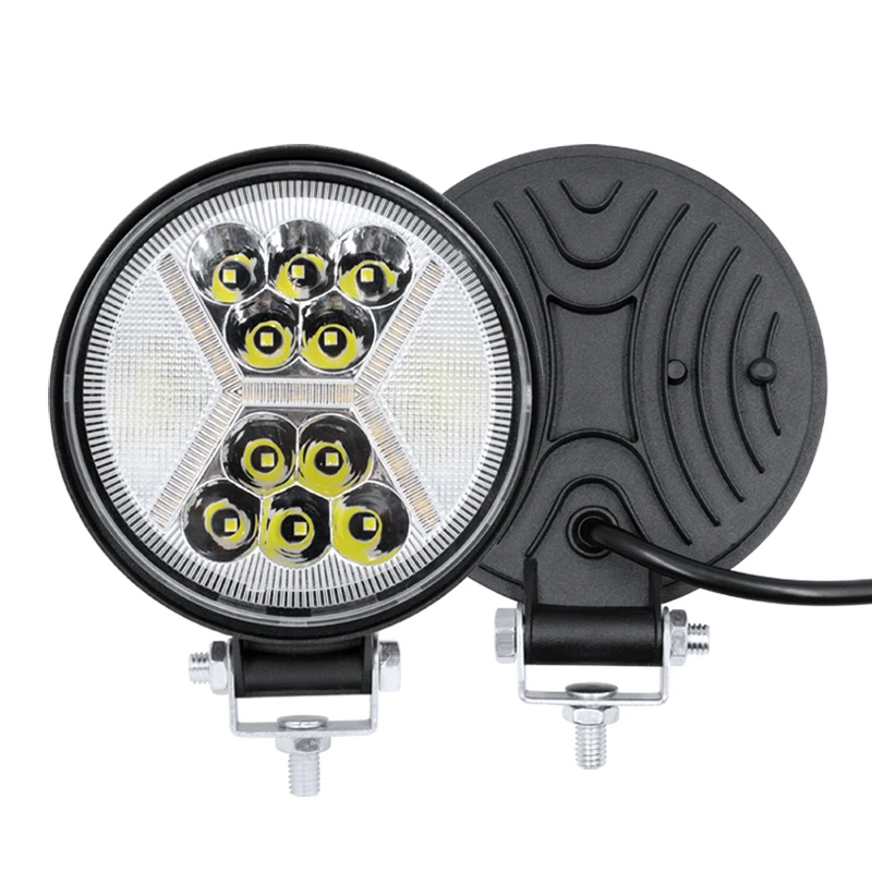 

New Led light bar 117w Led bar 16barra Round Spotlight Off road LED work light 12V 24V For Car Truck 4X4 4WD Car SUV ATV