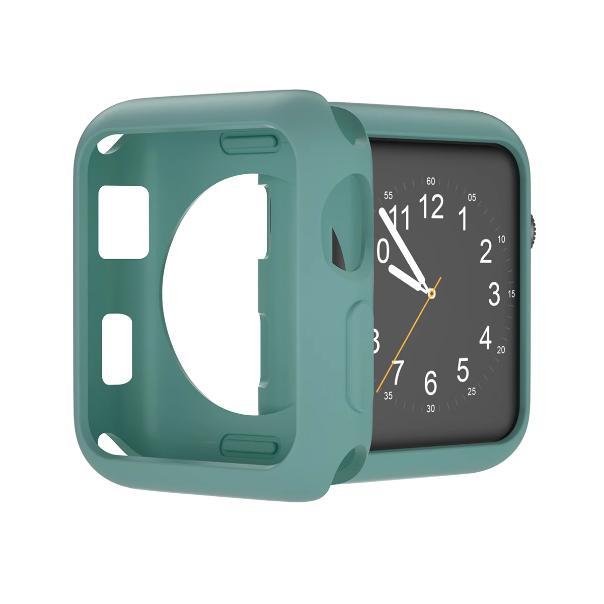 

Candy Silicon cover for Apple Watch case 44MM 40MM iWatch 42MM 38MM Bumper Protector Shell for apple watch sereis 6 5 4 3 2 1 SE