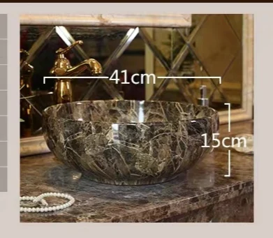 Круглая керамическая раковина для умывальника ванной комнаты | Обустройство