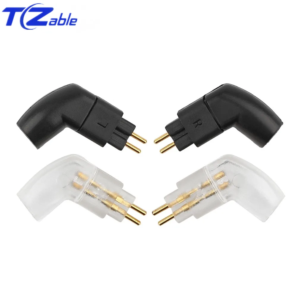 

0.78mm Earphone Pins For UE11 ES3 W4R UE18 um3xrc Audio Jack Hifi 90 Degree Plug Adapter DIY Headphone Upgrade Plug