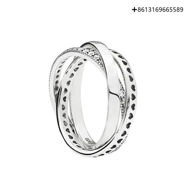 

100% sterling silver 1:1 2019 ring 196547CZ free of charge