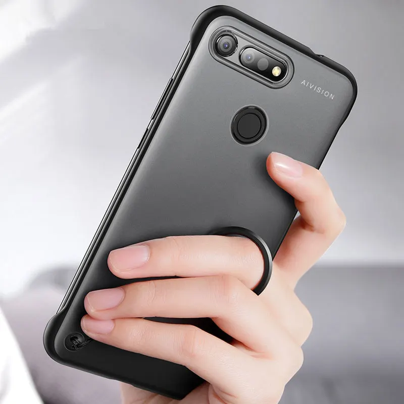 Msvii Phone Case For Huawei Honor View 20 Matte Back Cover V20 Transparent Screen Protector | Мобильные телефоны и