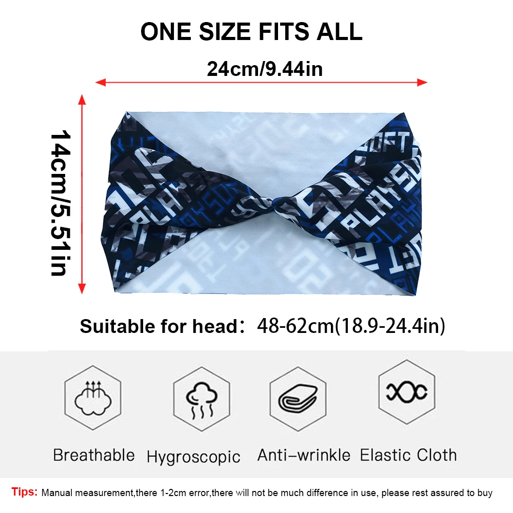 

Men Sports Elastic Sweatband Tennis Headband Bicycle Yoga Gym Cycling Running Fitness Basketball Jog Bandage Women Hairband