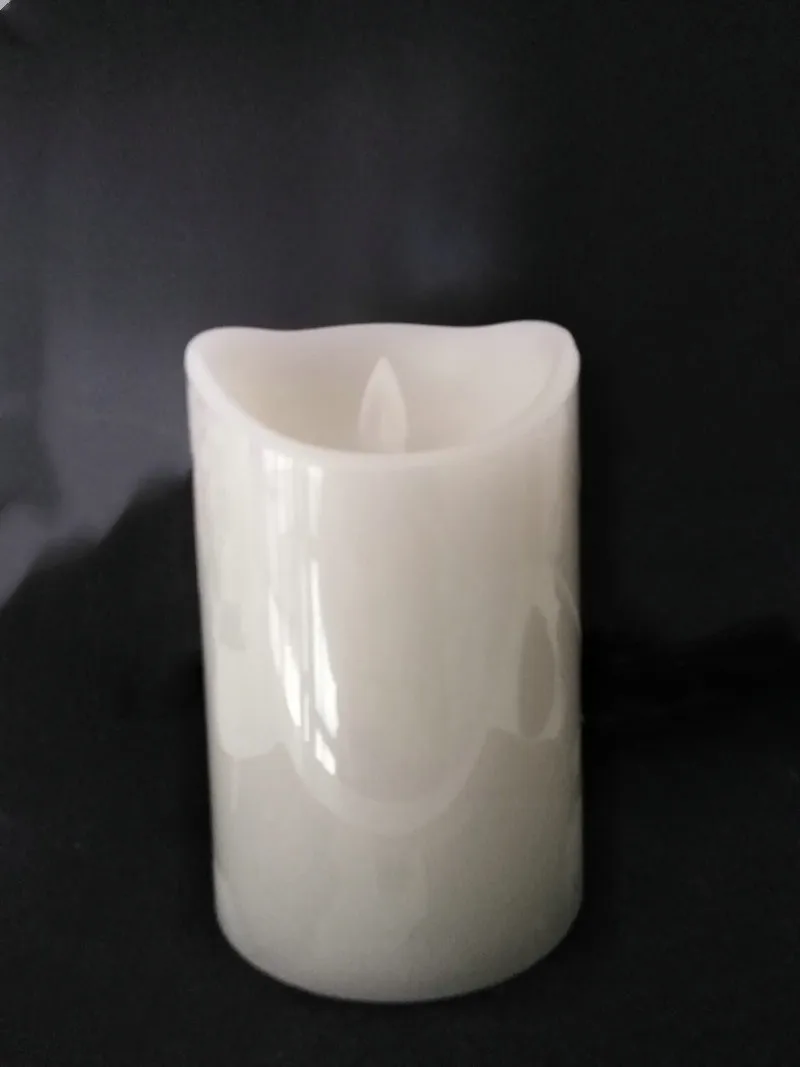 25 см (H) мерцающие столб светодиодный Свеча светильник дистанционное управление