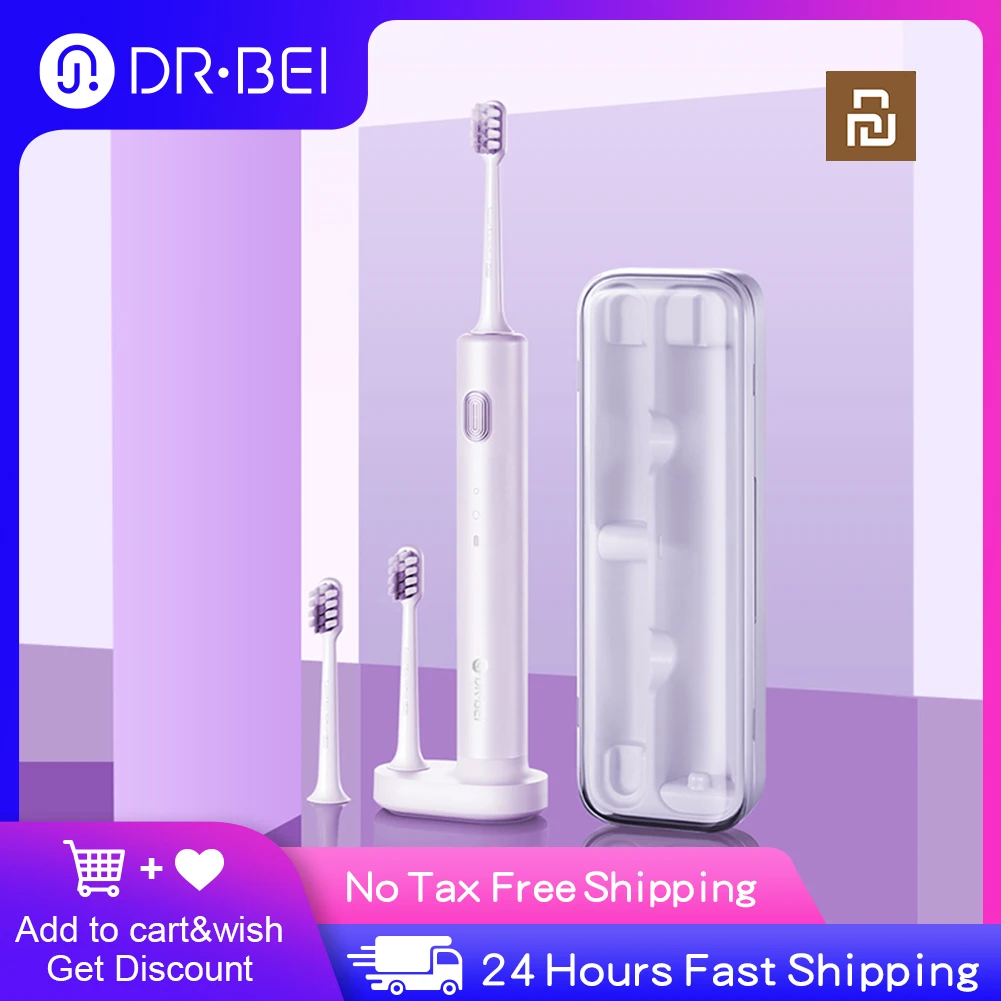 Enlarge DR·BEI Portable 3 Models Ultrasonic Electric Toothbrush for Xiaomi Youpin Automatic Upgraded Fast Chargeable Adult Waterproof