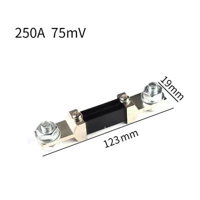 250A 75MV 1 шт. FL-2 10/15/20/30/40/5060/75/100/150/200/250/300/400A 75MV DC Токовый Шунт резисторная панель для цифровой амперметр измерительный прибор класс омметра 0 Токовый Шунт резистор - Цвет: 250A 75MV