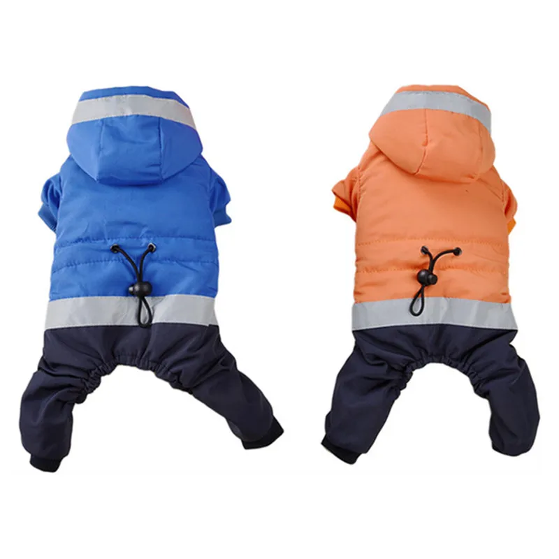 Светоотражающее пальто для собак куртка комбинезон зимняя одежда чихуахуа Йорка