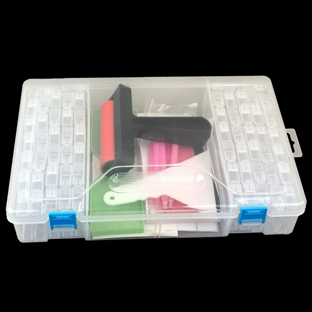

New 5D diamond painting box accessories tools kit for diamond embroidery accessories art supplies storage box