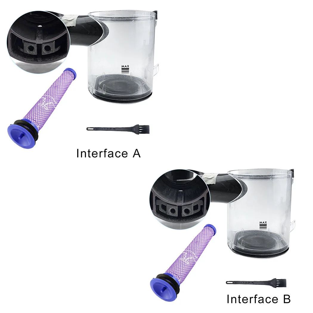 

Cyclone + Dust Dirt Bin For Dyson DC58 DC59 DC61 DC62 V6 Animal Fluffy Vacuum