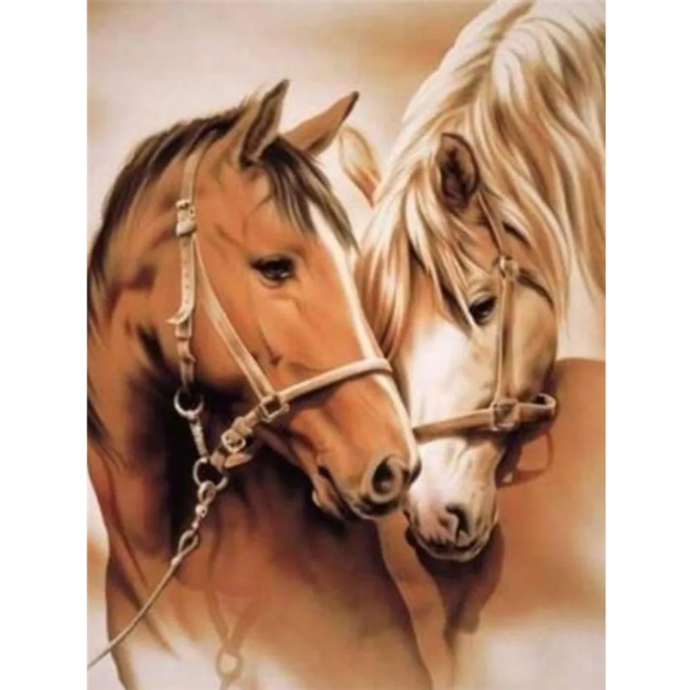 Набор для вышивки крестиком 11CT сделай сам с изображением лошади набор рукоделия